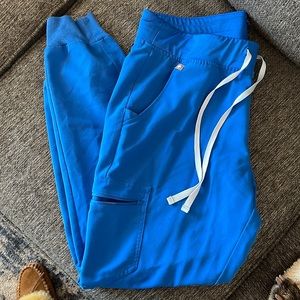 Figs Zamora jogger scrub pants in royal blue